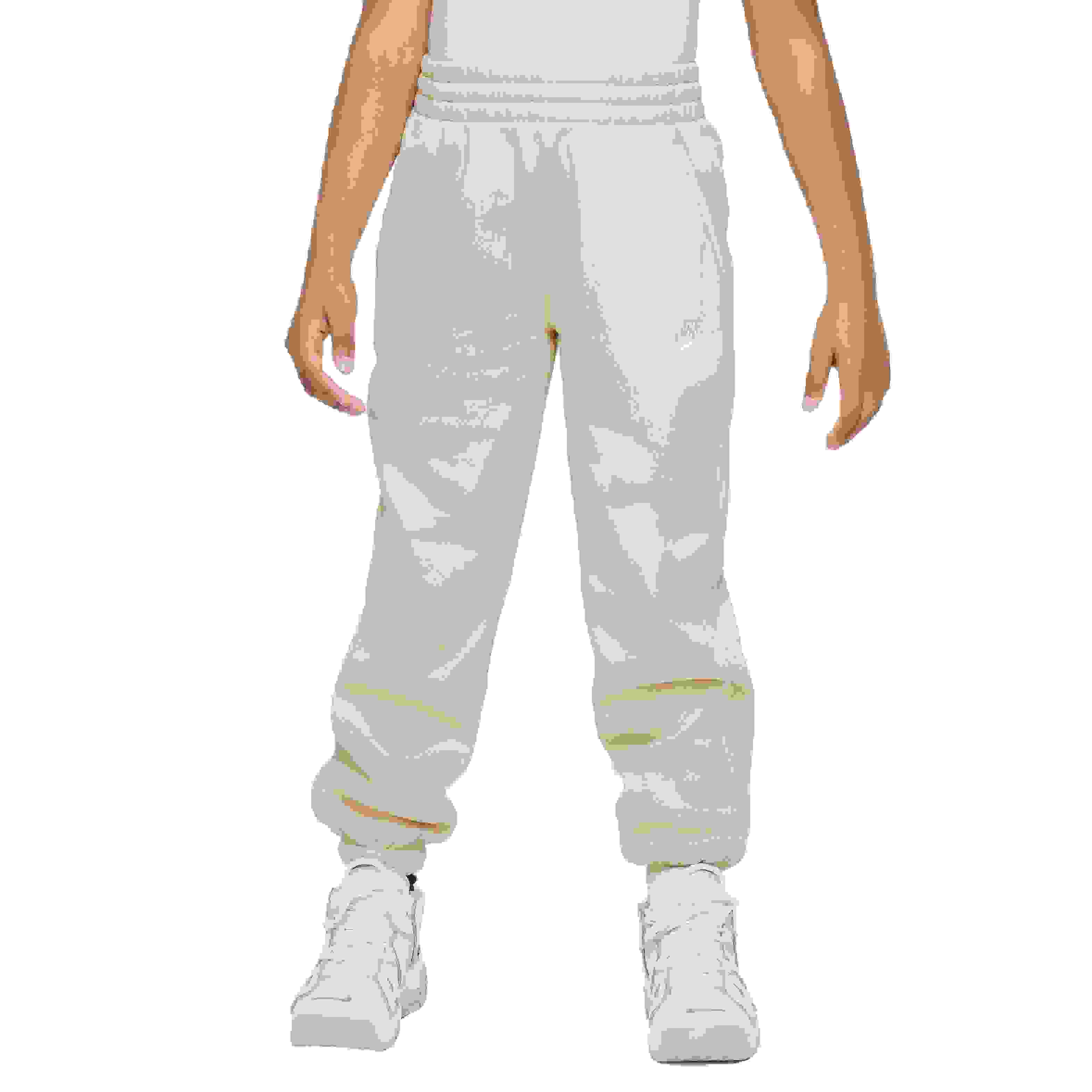 Nike Sportswear Club Fleece Big Girls' Cream Loose Pants